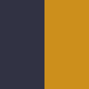Elmer Chain Stitch Beanie - Black Iris/Golden Yellow